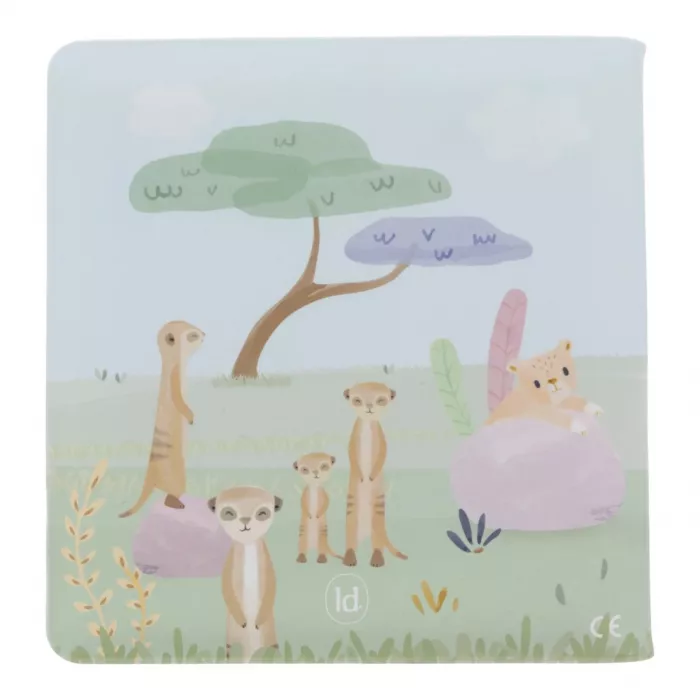 Carte de baie senzorială Safari Friends