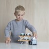 Camion cu platforma cu masinute - albastru - Little Dutch Camion cu platforma cu masinute - albastru - Little Dutch