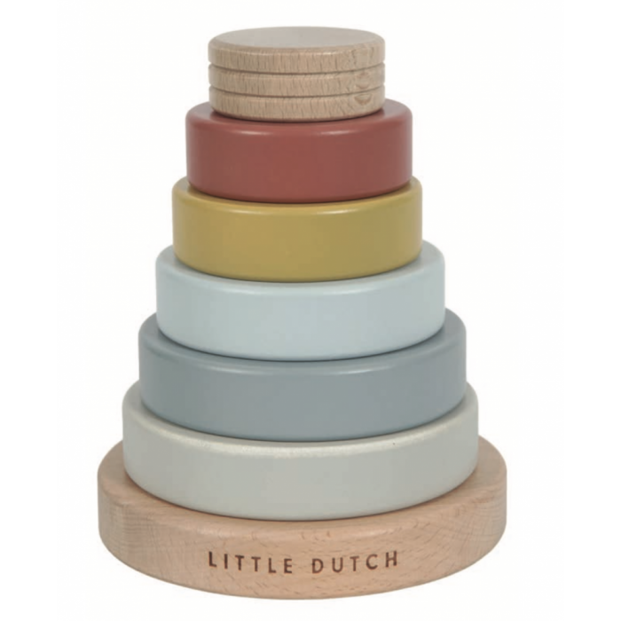 Jucarie din lemn pentru stivuire - colectia Pure & Nature - Little Dutch Jucarie din lemn pentru stivuire - colectia Pure & Nature - Little Dutch