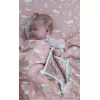 Doudou comforter pentru bebelusi - balena - colectia Ocean Pink - Little Dutch