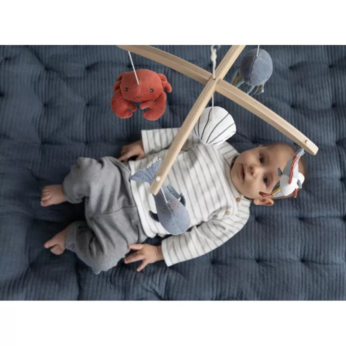Carusel muzical din lemn - Ocean Mint - Little Dutch