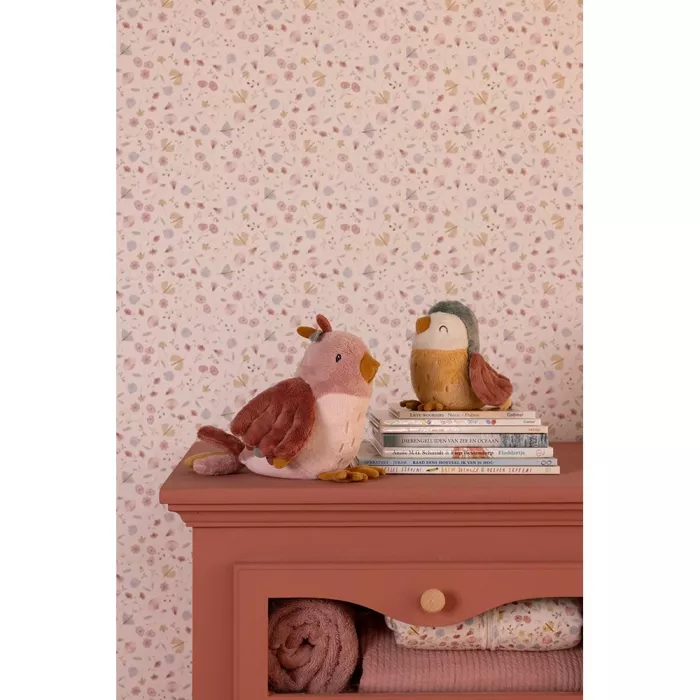 Tapet 300 x 280 cm - Flowers & Butterflies - Little Dutch