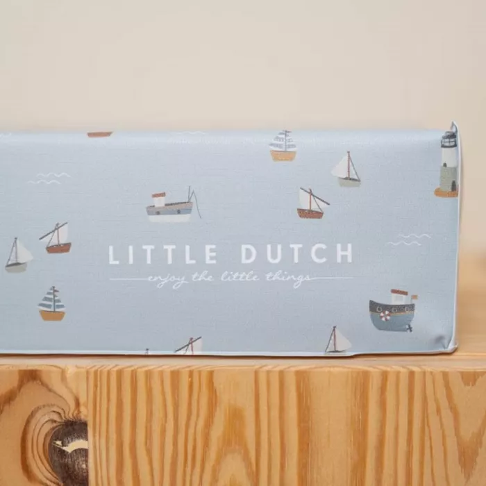 Salteluta impermeabila pentru schimbat scutece - Sailors Bay Blue - Little Dutch