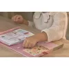 Carte de pictat cu acuarele si stickere - Rosa Fairy Garden - Little Dutch
