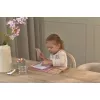 Carte de pictat cu acuarele si stickere - Rosa Fairy Garden - Little Dutch