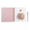 Carte magica de colorat cu apa - Rosa Fairy Garden - Little Dutch
