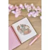Carte magica de colorat cu apa - Rosa Fairy Garden - Little Dutch