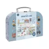 Valiza cu activitati creative - Jim Vehicles - Little Dutch