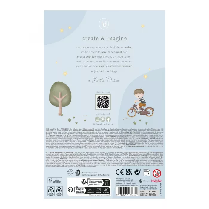 Valiza cu activitati creative - Jim Vehicles - Little Dutch