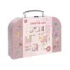 Valiza cu activitati creative - Rosa Fairy Garden - Little Dutch