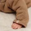 Salopeta groasa din tricot captusita cu material teddy - Brown - Little Dutch Salopeta groasa din tricot captusita cu material teddy - Brown - Little Dutch