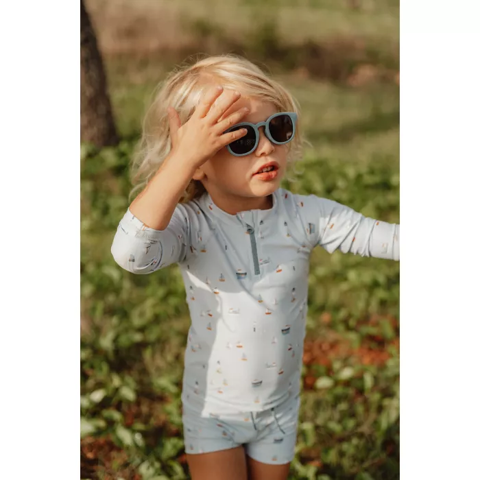 Bluza cu maneca lunga cu protectie UV 50+ - Sailor Bay Blue - Little Dutch