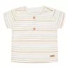 Tricou din bumbac organic - Vintage Sunny Stripes - Little Dutch