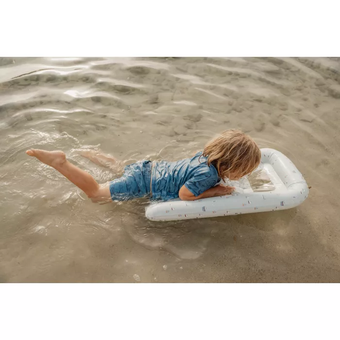 Tricou cu protectie UV 50+ - Sea Life Blue - Little Dutch
