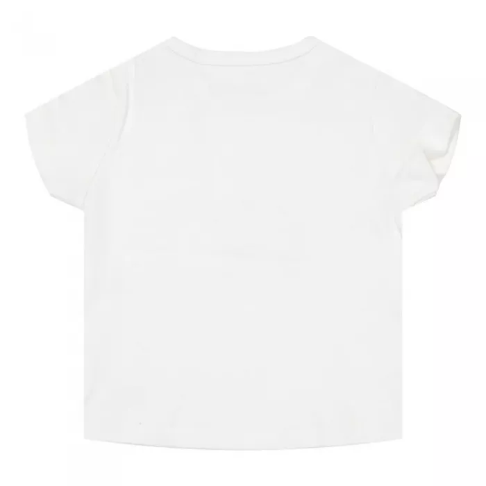 Tricou din bumbac organic - Sailboat White - Little Dutch