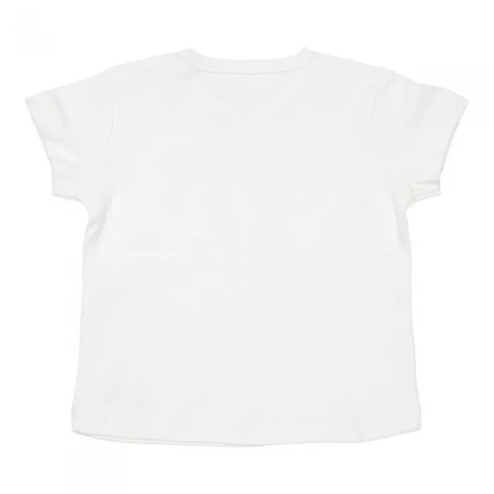 Tricou din bumbac organic - Little Goose - Walking White - Little Dutch