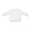 Bluza cu maneca lunga din bumbac organic - Merry Christmas - Soft White - Little Dutch
