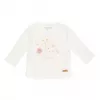 Tricou cu maneca lunga - Flowers White - Little Dutch