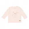 Tricou cu maneca lunga - Flowers - Pink - Little Dutch