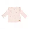 Tricou cu maneca lunga - Little Pink Flowers - print complet - Little Dutch
