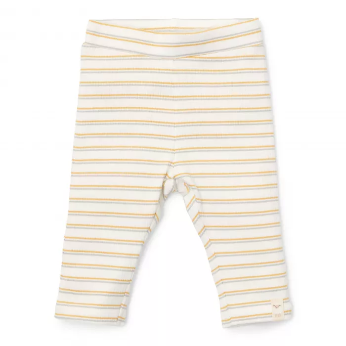 Pantaloni cu print complet din bumbac organic - Little Farm - Multi Stripe - Little Dutch