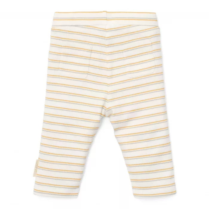 Pantaloni cu print complet din bumbac organic - Little Farm - Multi Stripe - Little Dutch