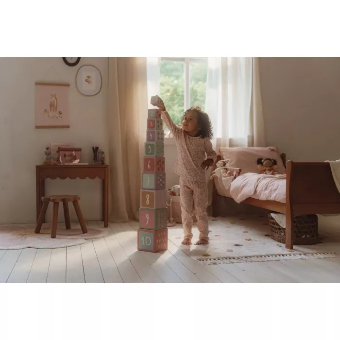 Pijama din bumbac organic - Fairy Floral - Little Dutch