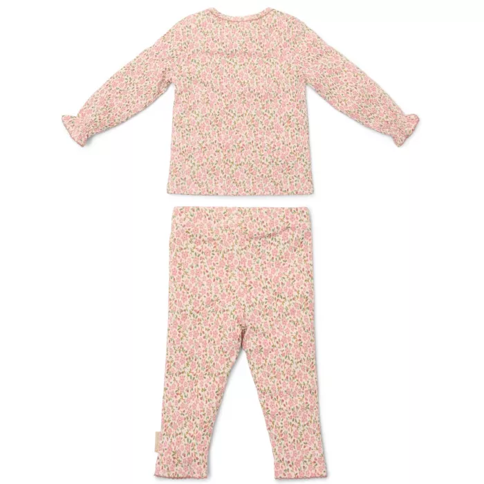 Pijama din bumbac organic - Fairy Floral - Little Dutch
