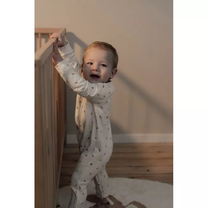 Pijama salopeta din bumbac organic pentru copii - Forest Tresures - Little Dutch
