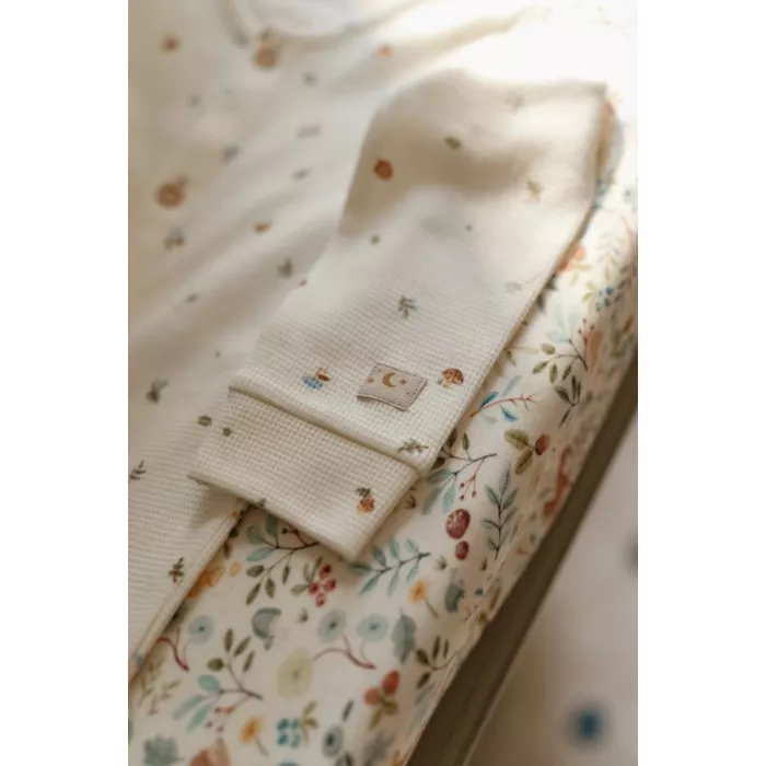 Pijama salopeta din bumbac organic pentru copii - Forest Tresures - Little Dutch