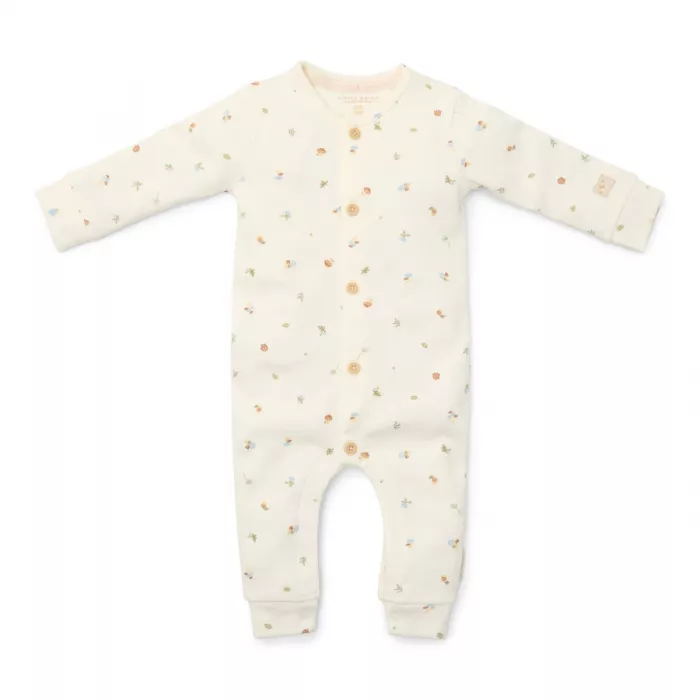 Pijama salopeta din bumbac organic pentru copii - Forest Tresures - Little Dutch