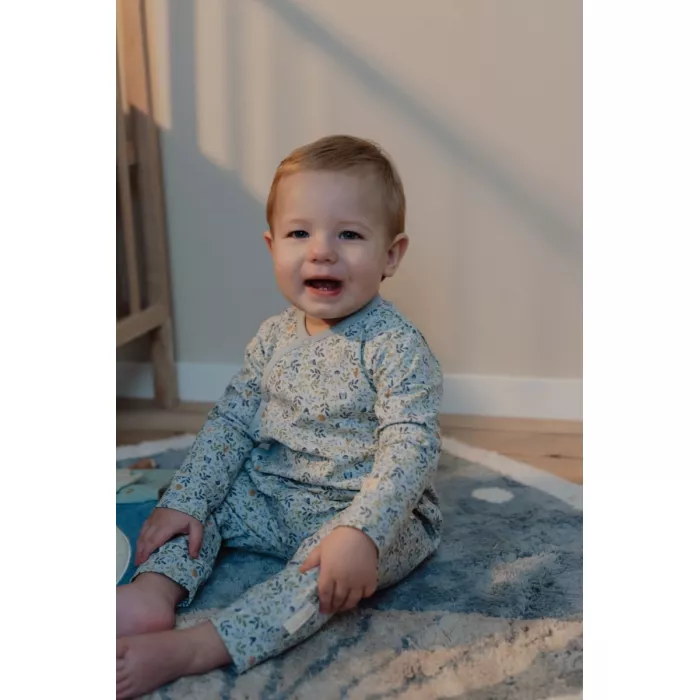 Pijama salopeta din bumbac organic pentru copii - Forest Adventures - Little Dutch