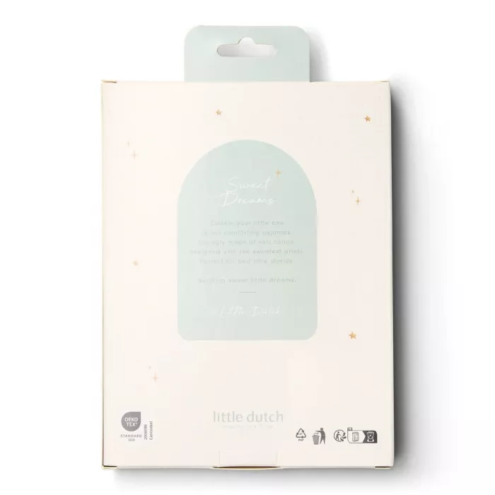 Pijama salopeta din bumbac organic pentru copii - Forest Adventures - Little Dutch