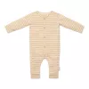 Pijama salopeta din bumbac organic pentru copii - Natural Stripes - Little Dutch