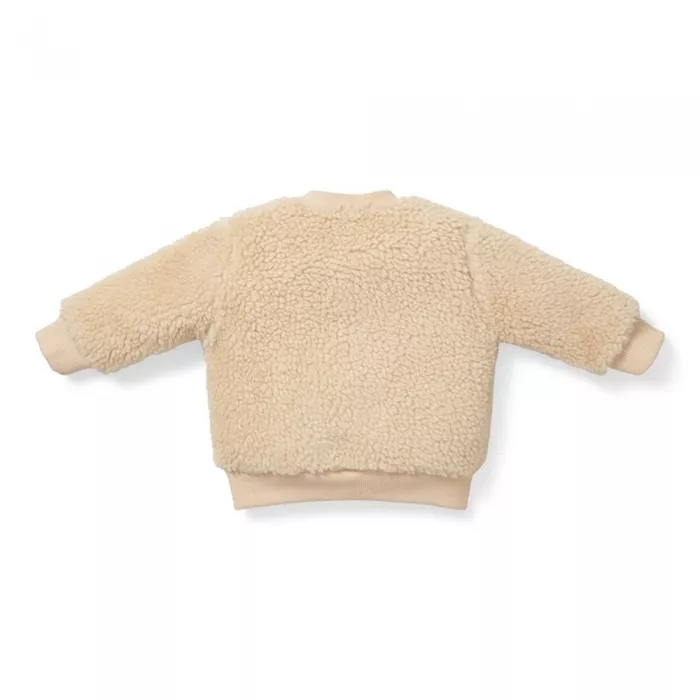 Bluza din material teddy - Sand - Little Dutch