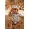 Costum de baie intreg cu maneca scurta - protectie UV 50+ - Seashells Multi Colour - Little Dutch