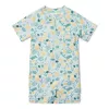 Costum de baie intreg cu maneca scurta - protectie UV 50+ - Seashells Multi Colour - Little Dutch