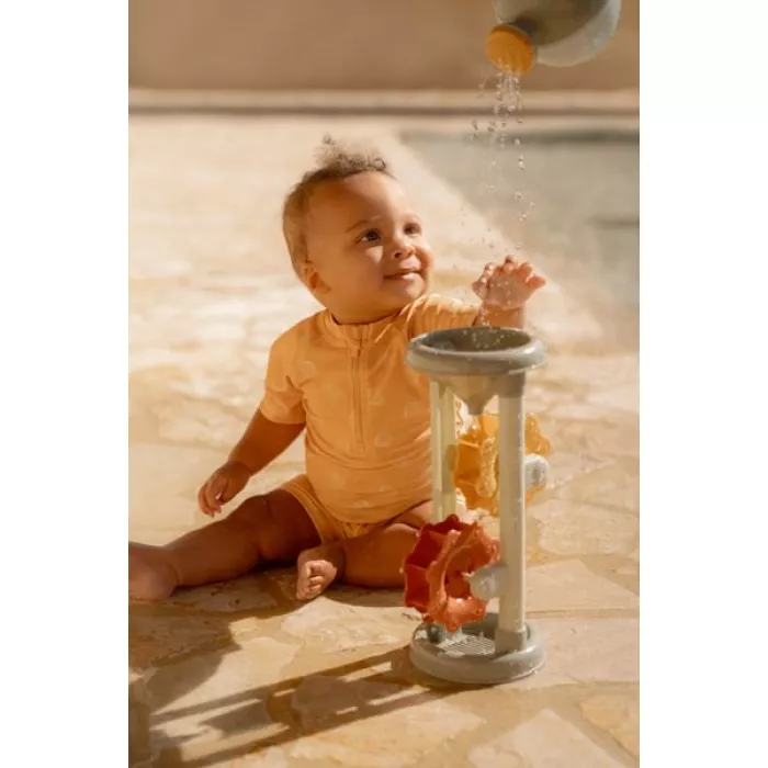Slip de baie - protectie UV 50+ - Seashells Sunny Yellow - Little Dutch
