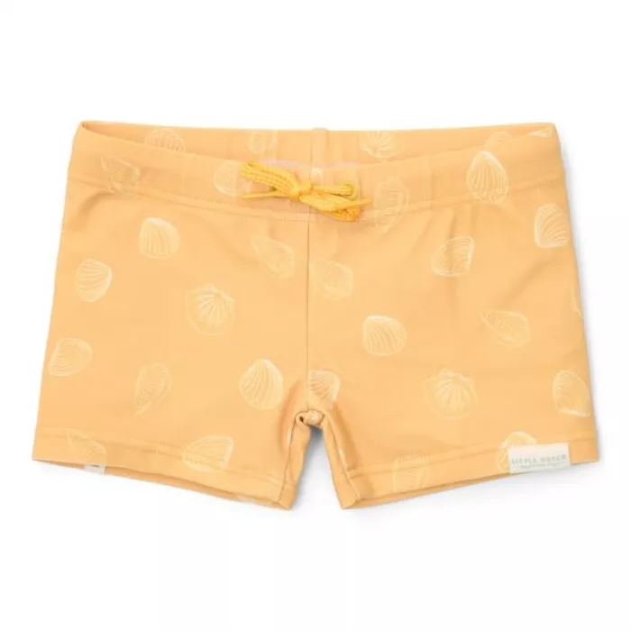Slip de baie - protectie UV 50+ - Seashells Sunny Yellow - Little Dutch