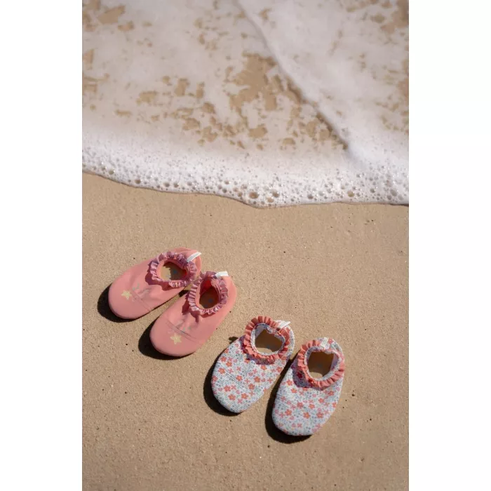 Papuci de inot cu protectie UV 50+ -  Sunny Flowers Multi-colours - Little Dutch
