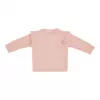 Cardigan tricotat cu broderie pentru bebelusi - Soft Pink - Vintage Little Flowers - Little Dutch