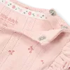 Body fara maneci cu volane din bumbac organic - Fairy Flowers - Little Dutch