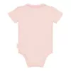 Body cu maneca scurta din bumbac organic - Pink Blossom - Little Dutch