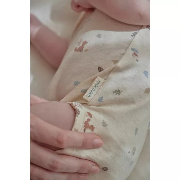 Body fara maneci din bumbac organic - Sand Melee - Little Dutch