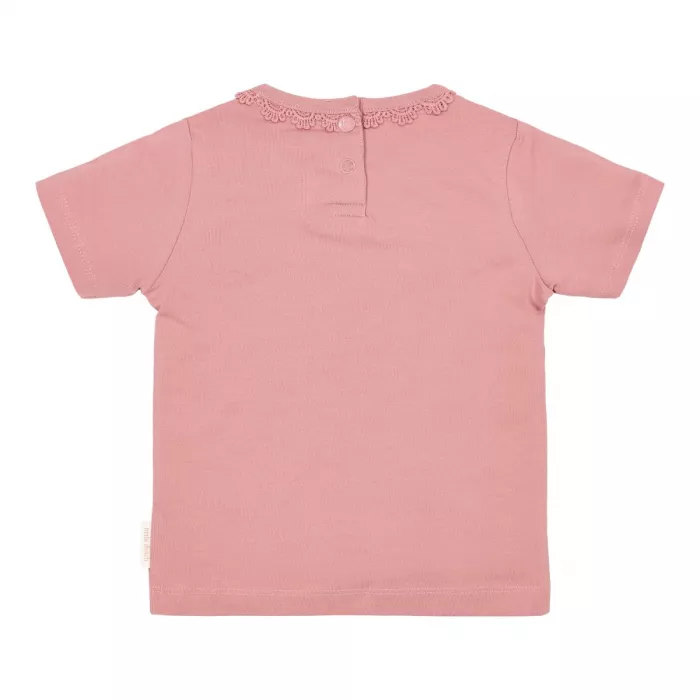 Tricou din bumbac organic - Pink Blush - Little Dutch