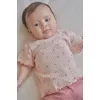 Tricou  din bumbac organic - Pink Fairy Flowers - Little Dutch