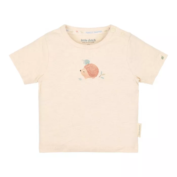 Tricou din bumbac organic - Sand Melee - Little Dutch