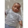 Tricou din bumbac organic - Baby Blue - Little Dutch