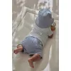 Tricou din bumbac organic - Baby Blue - Little Dutch