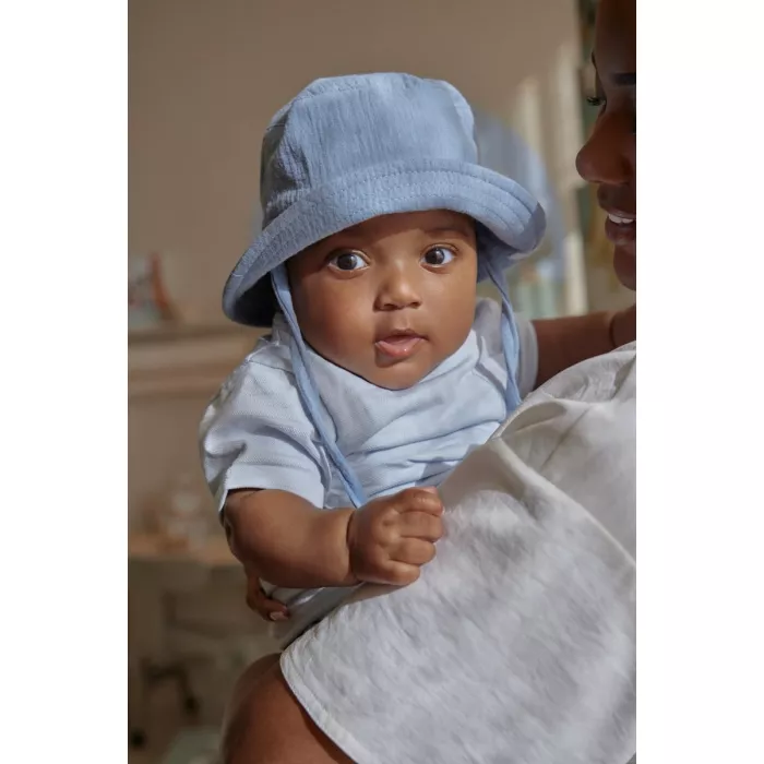 Tricou din bumbac organic - Baby Blue - Little Dutch